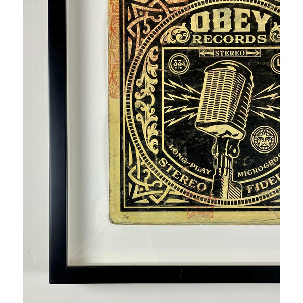 SHEPARD FAIREY (OBEY GIANT) - 2008 - MICROGROOVE MICROPHONE (HPM)