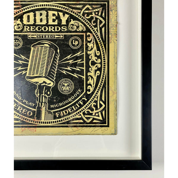 SHEPARD FAIREY (OBEY GIANT) - 2008 - MICROGROOVE MICROPHONE (HPM)