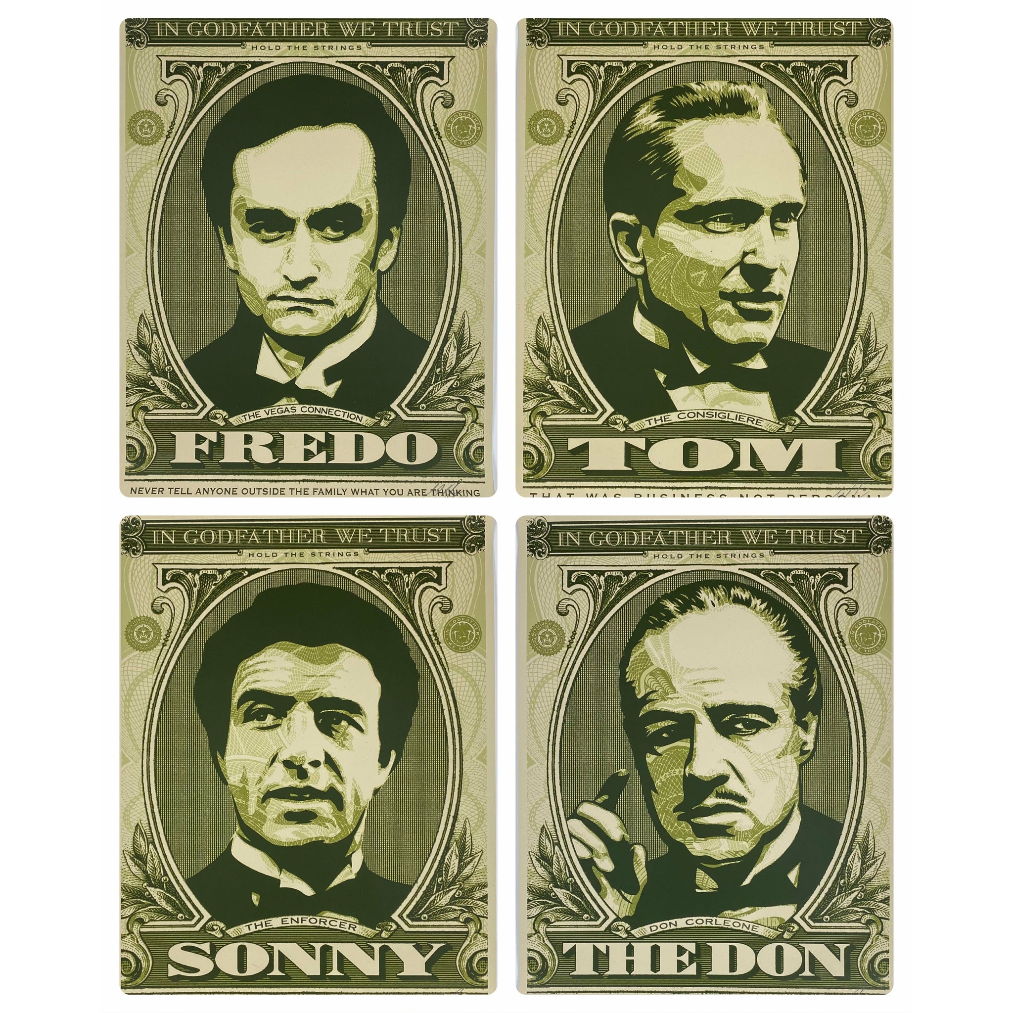 SHEPARD FAIREY (OBEY GIANT) - 2006 - THE GODFATHER SET